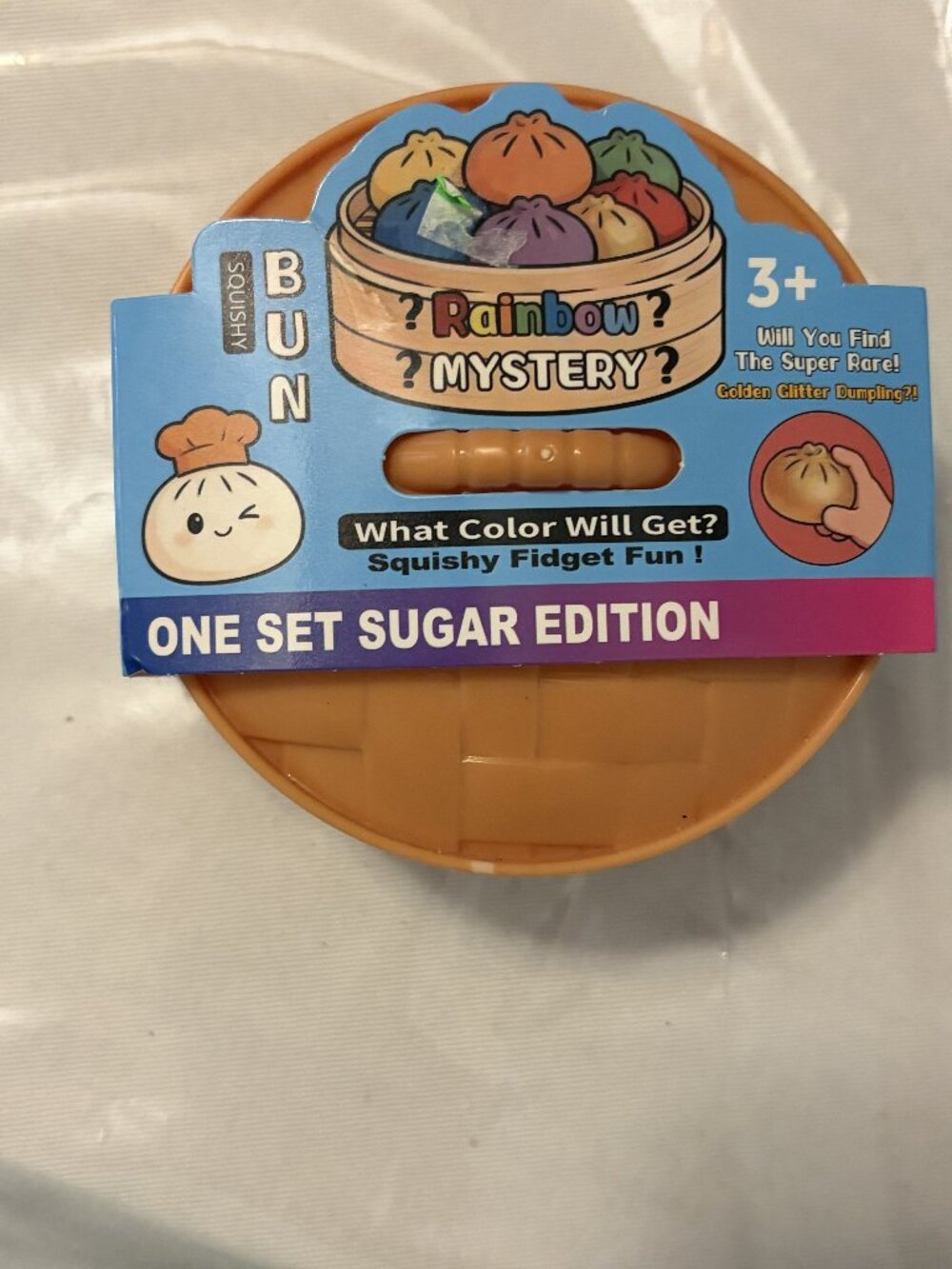 NWT Rainbow Mystery Squishy Bun Sugar Edition